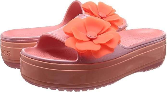 Жіночі шльопанці Crocs Crocband Platform Slide Viva Blooms — фото 8