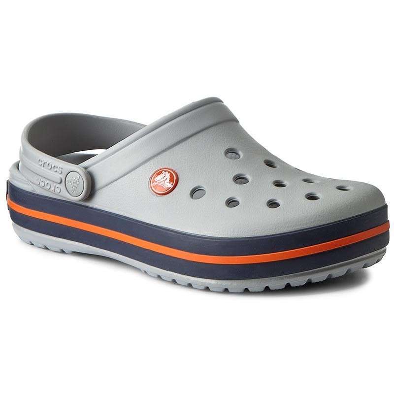 Чоловічі Crocs Крокбенд Сірі Crocband Clog Light Grey/Bright Cobalt — фото 8
