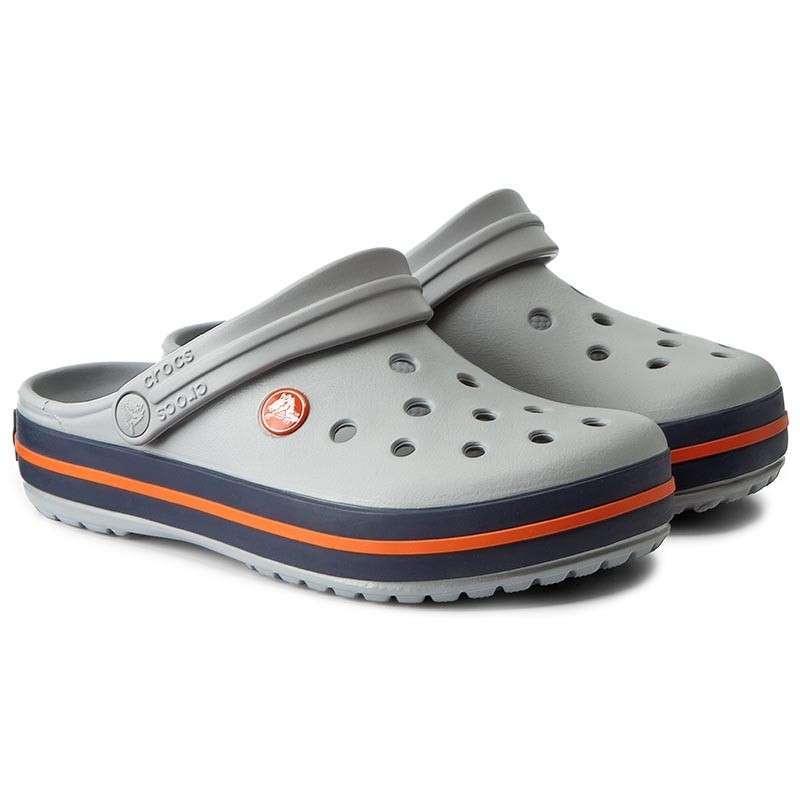 Чоловічі Crocs Крокбенд Сірі Crocband Clog Light Grey/Bright Cobalt — фото 9