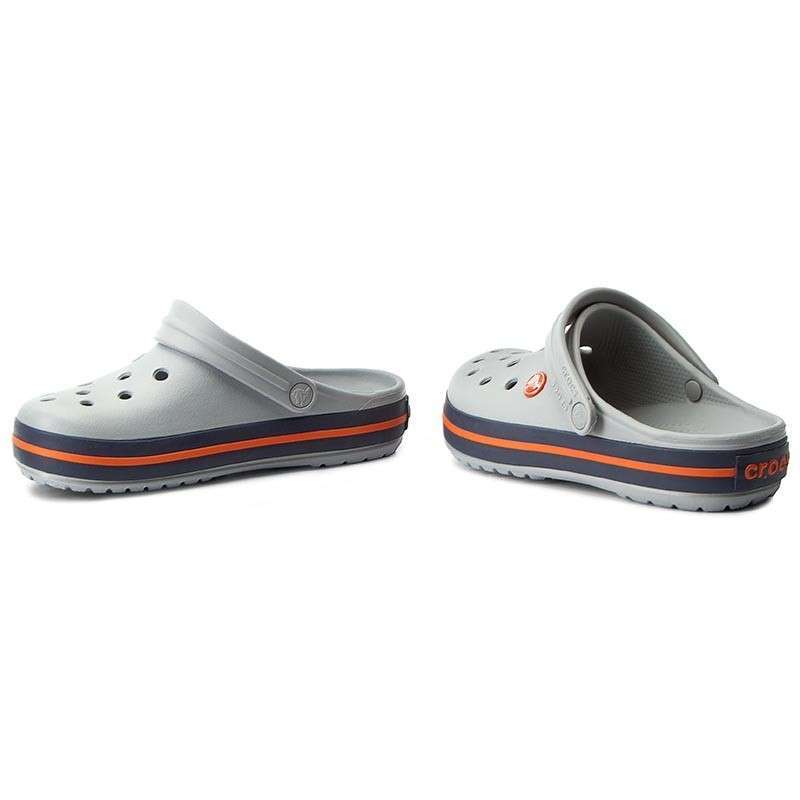 Чоловічі Crocs Крокбенд Сірі Crocband Clog Light Grey/Bright Cobalt — фото 10