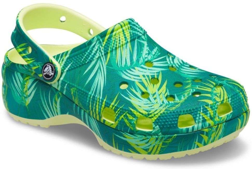 Жіночі Crocs Classic Clog Platform Tropical Multi — фото 9
