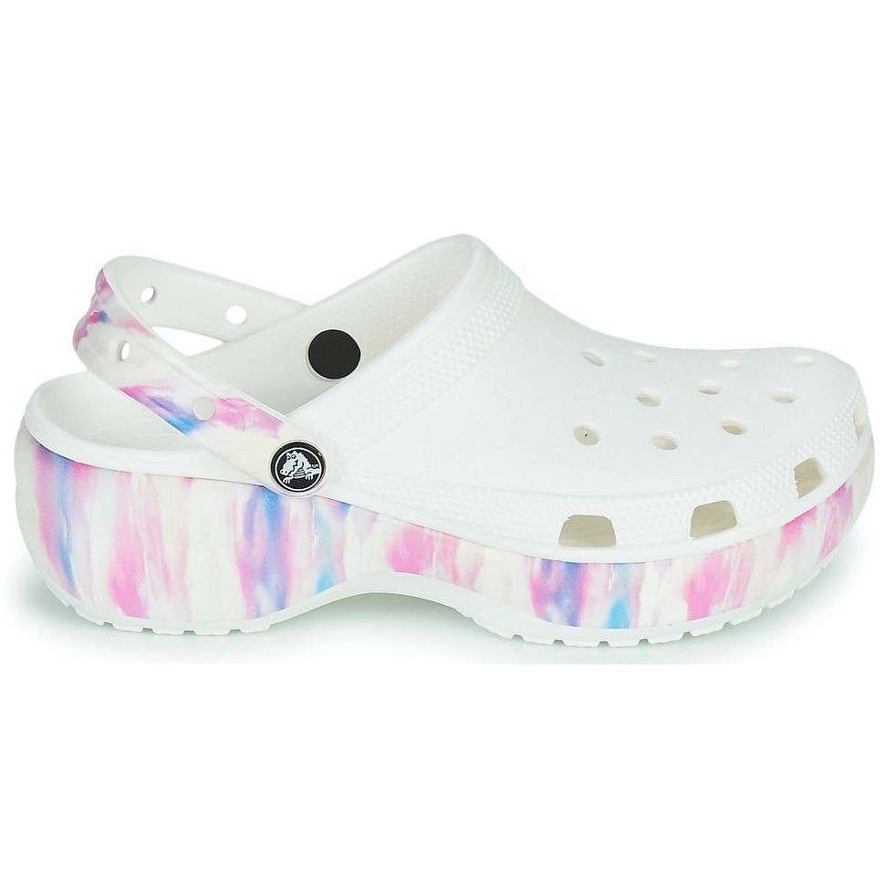 Жіночі Crocs Classic Platform Dream Clog White/Multi — фото 7