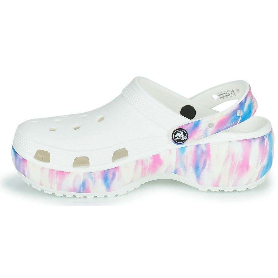 Жіночі Crocs Classic Platform Dream Clog White/Multi — фото 9