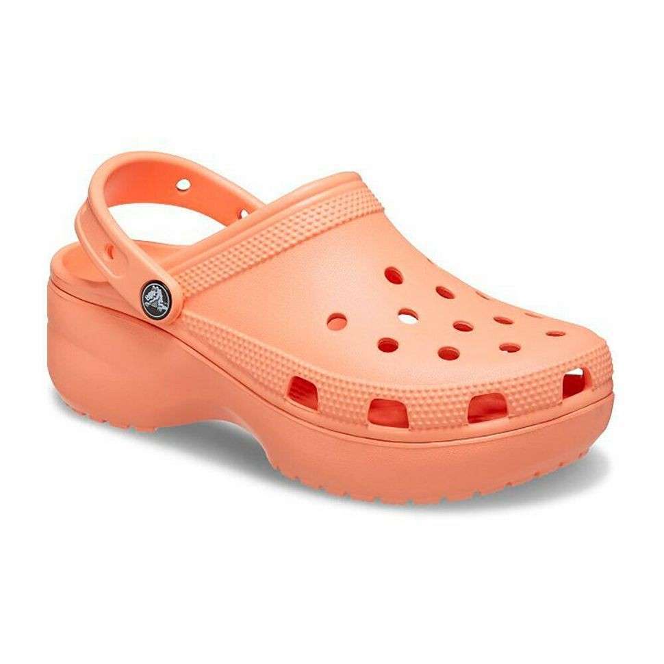 Жіночі Crocs Classic Clog Platform Papaya — фото 11