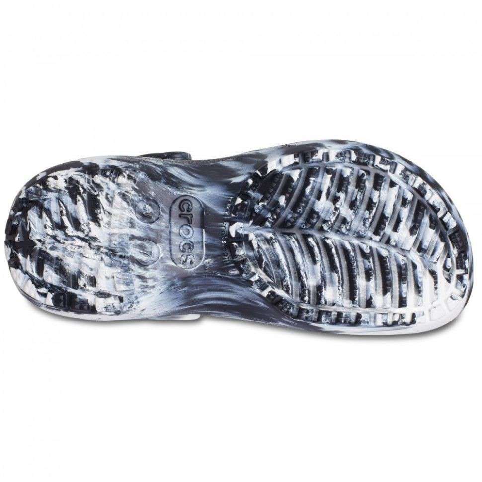 Жіночі Crocs Classic Clog marbled Black/White — фото 6