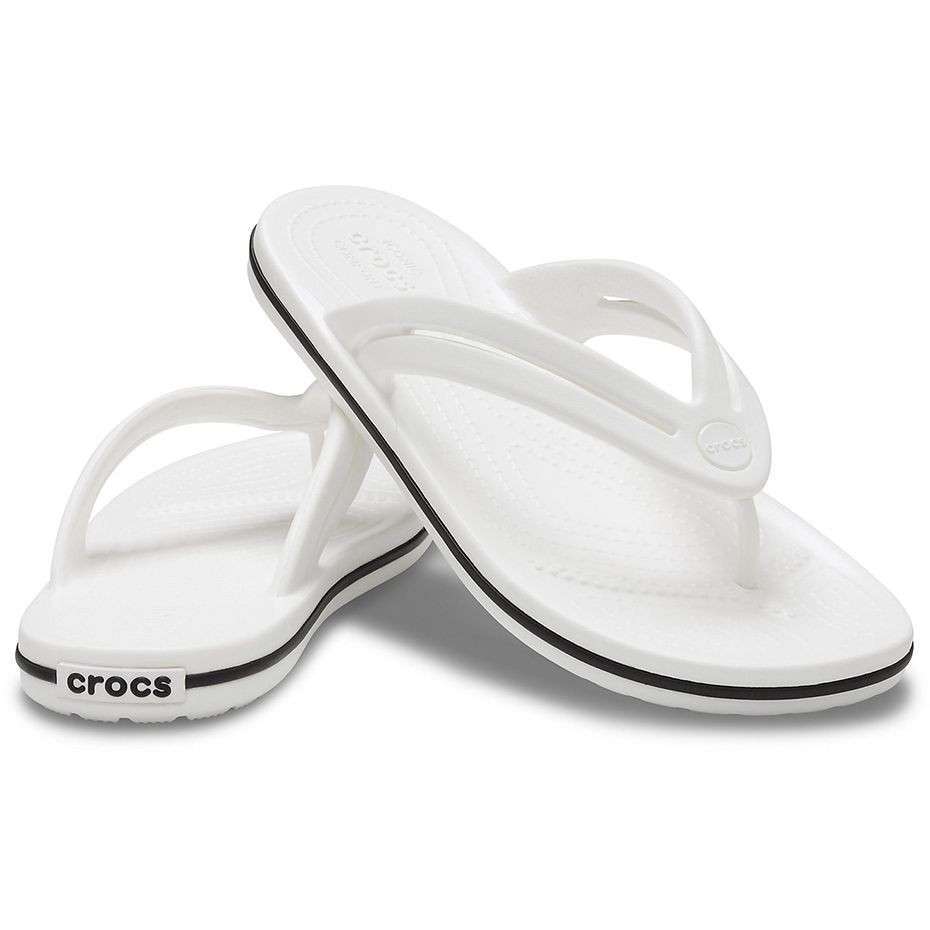 В'єтнамки Crocs Crocband Flip Flop White — фото 1