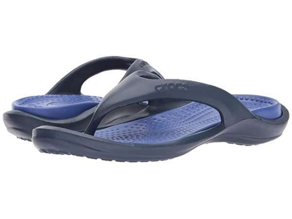 Чоловічі в'єтнамки Crocs Athens Flip Navy/Cerulean Blue — фото 4