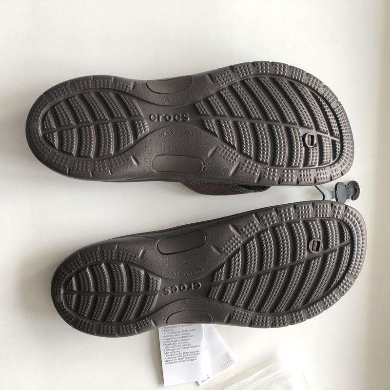 Чоловічі в'єтнамки Crocs Bogota Flip Flop Espresso — фото 11