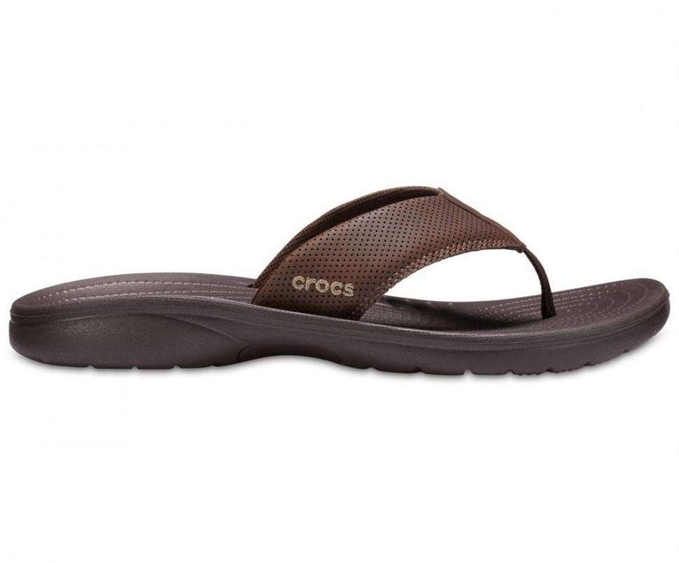 Чоловічі в'єтнамки Crocs Bogota Flip Flop Espresso — фото 3