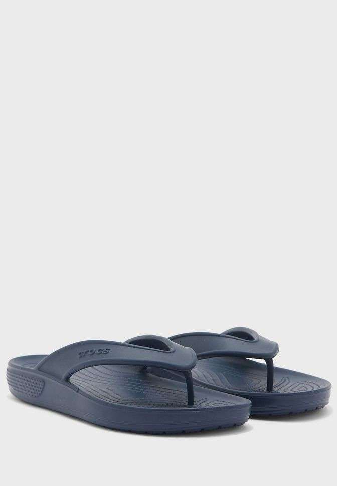 Чоловічі в'єтнамки Crocs Classic II Flip Flops Navy — фото 2