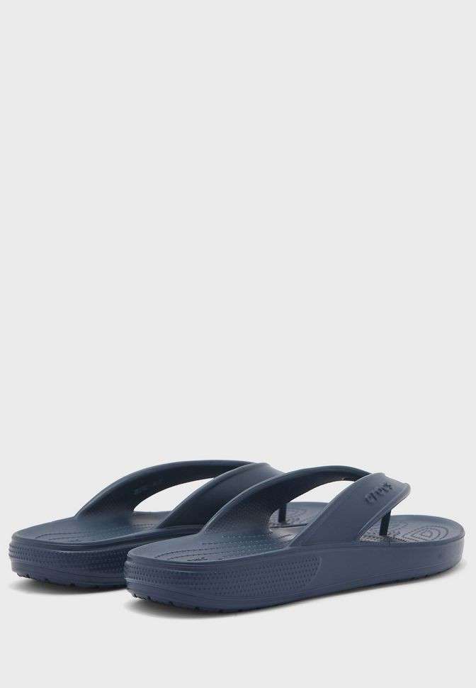Чоловічі в'єтнамки Crocs Classic II Flip Flops Navy — фото 3