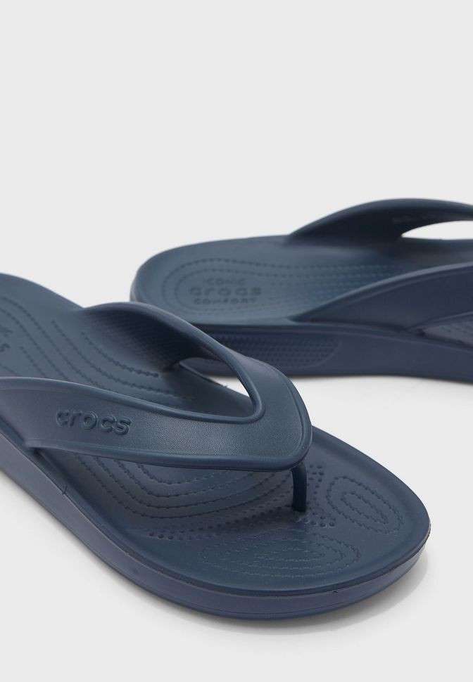 Чоловічі в'єтнамки Crocs Classic II Flip Flops Navy — фото 4