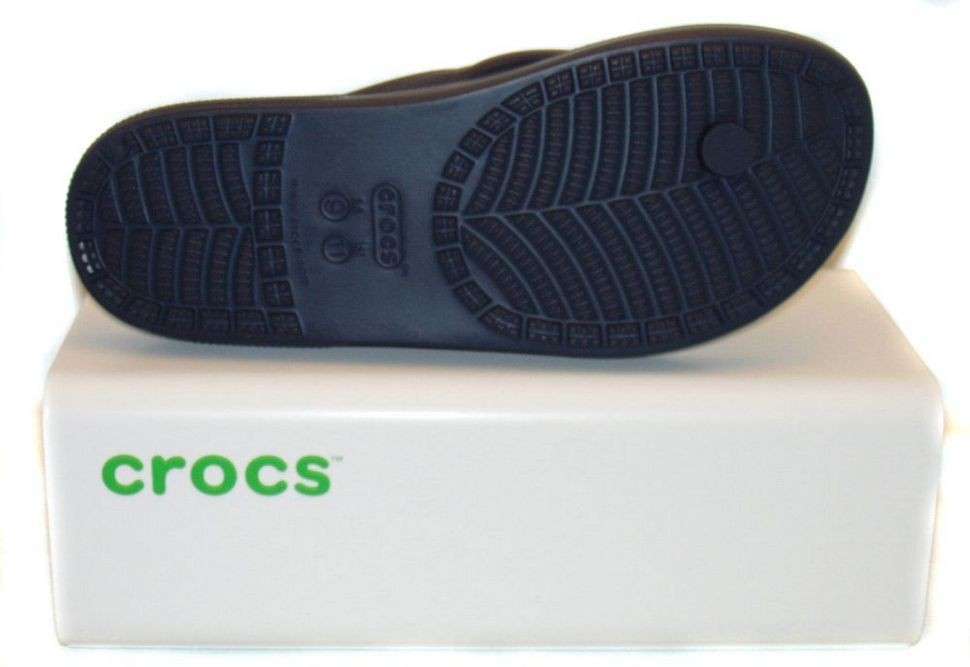 Чоловічі в'єтнамки Crocs Classic II Flip Flops Navy — фото 9
