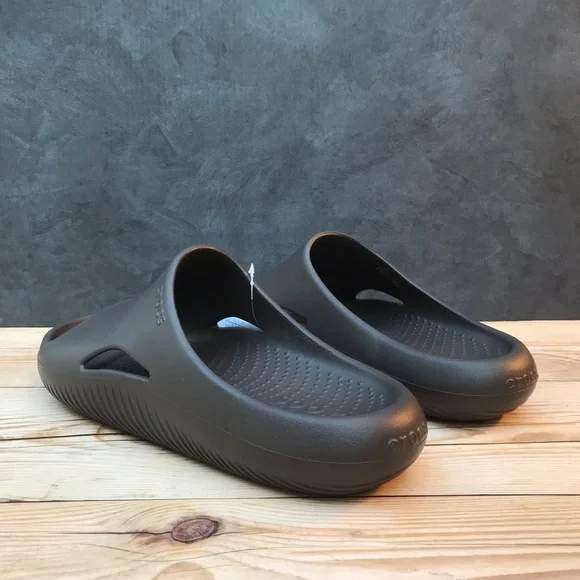 Чоловічі Crocs Меллоу Чорні шльопанці Mellow Recovery Slide Black — фото 5