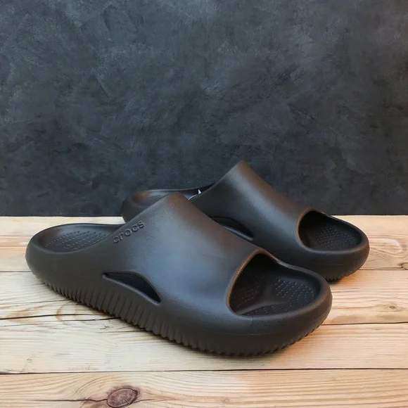 Чоловічі Crocs Меллоу Чорні шльопанці Mellow Recovery Slide Black — фото 7