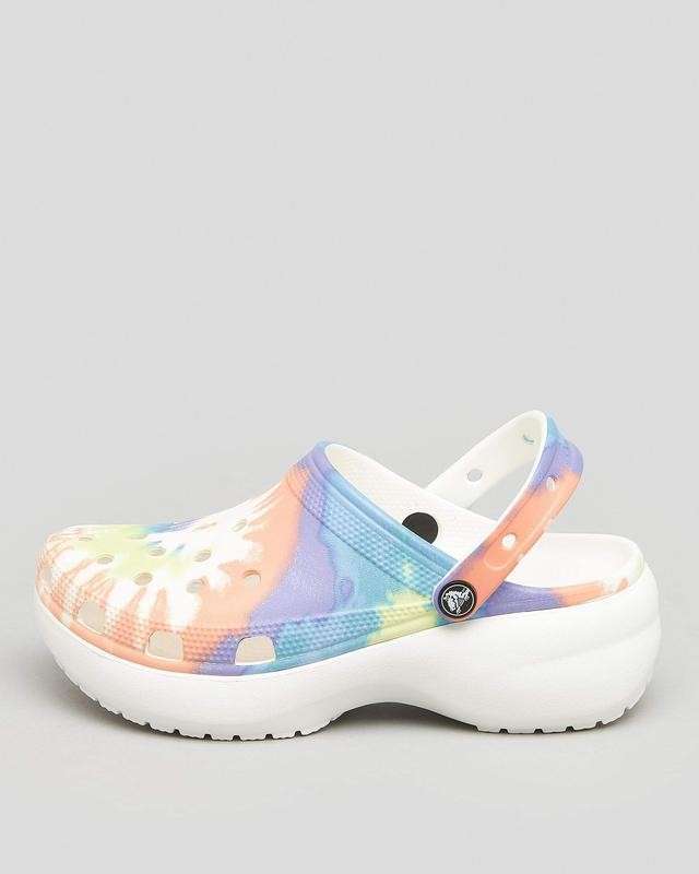 Жіночі Crocs Classic Clog Platform Tie Dye Oxygen/Multi — фото 13