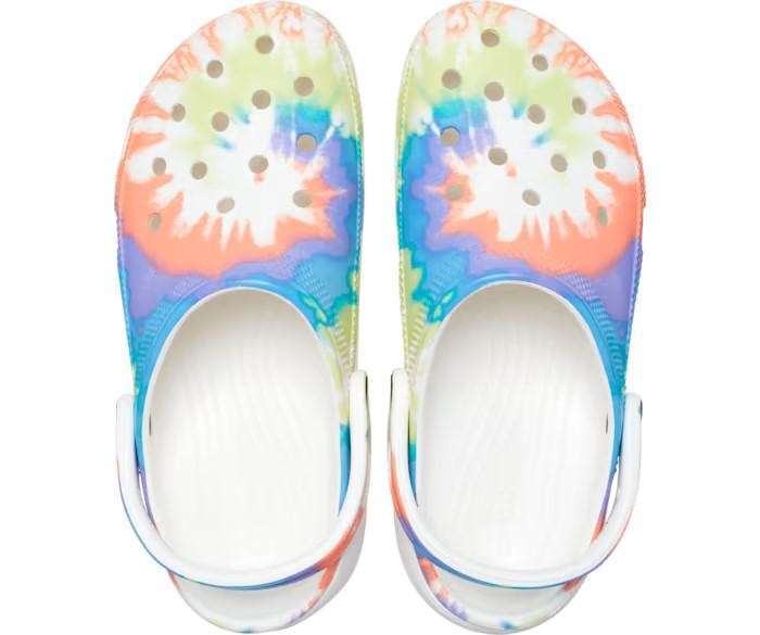 Жіночі Crocs Classic Clog Platform Tie Dye Oxygen/Multi — фото 3