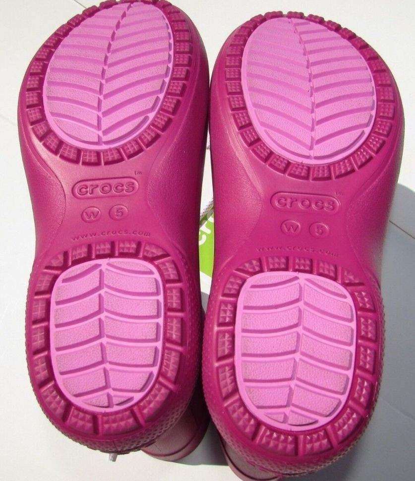 Жіночі гумові чоботи Crocs Freesail Shorty Rain Boot Pink Berry — фото 14