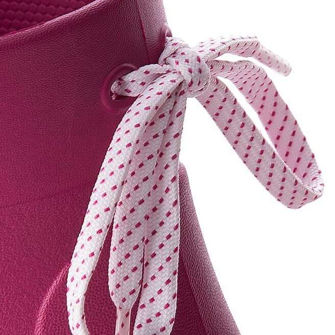 Жіночі гумові чоботи Crocs Freesail Shorty Rain Boot Pink Berry — фото 8