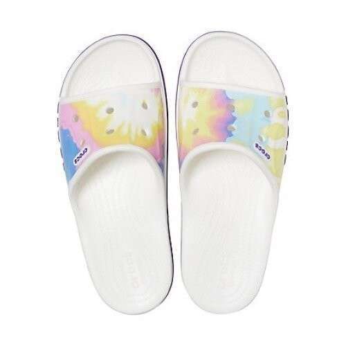 Чоловічі шльопанці Crocs Bayaband Tie-Dye Mania Slide — фото 4