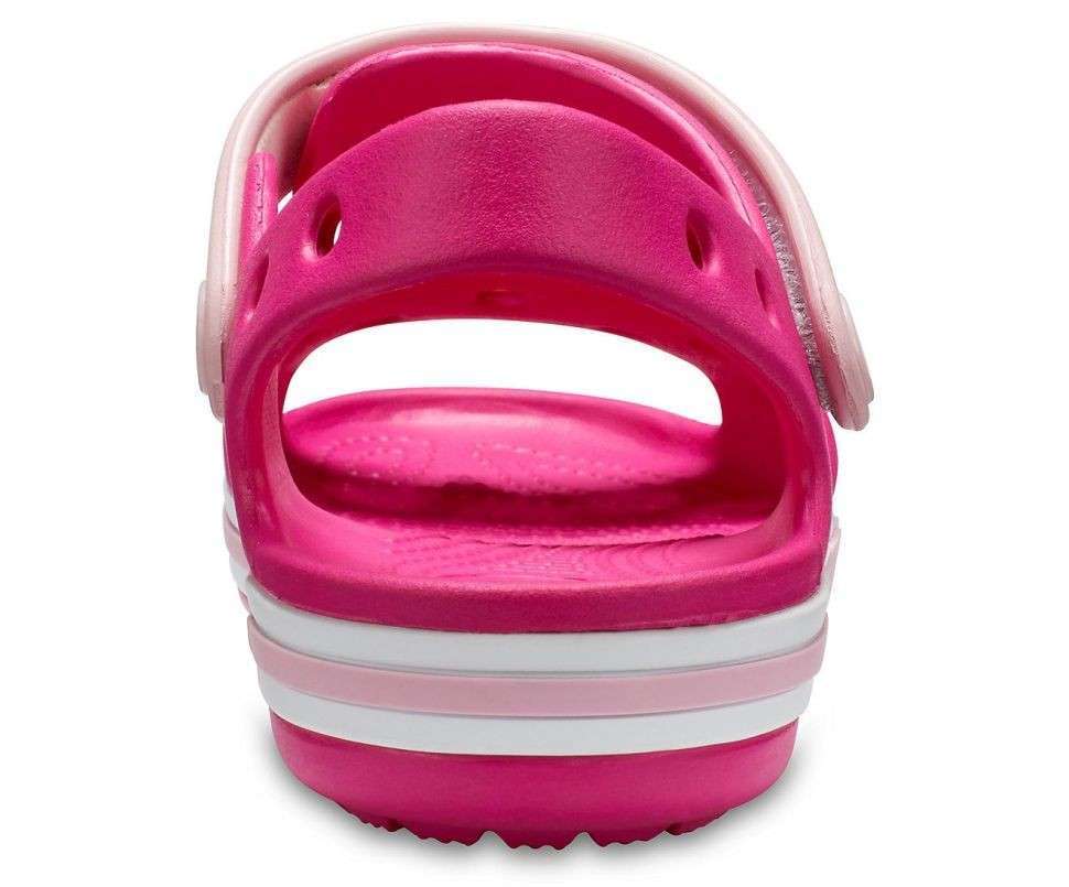 Дитячі сандалії для дівчинки Crocs Bayaband Sandal Kids Candy/Pink — фото 7