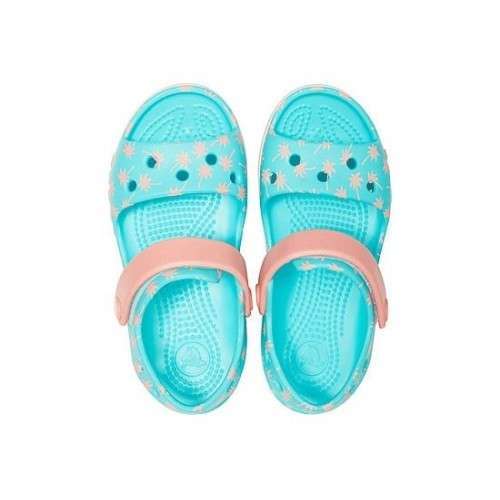 Дитячі сандалії для дівчинки Crocs Bayaband Sandal Kids Pool — фото 2