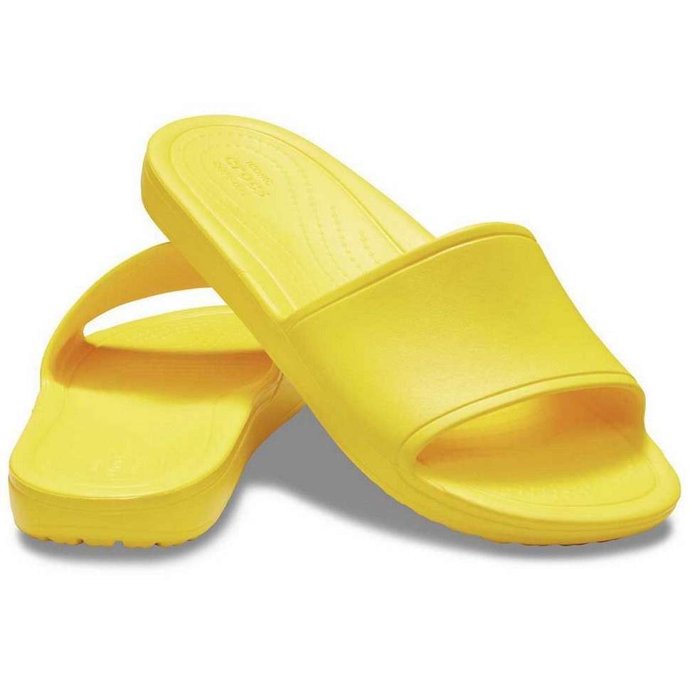 Crocs Шльопанці Жовті Sloane Slide Women Yellow Croslite — фото 1
