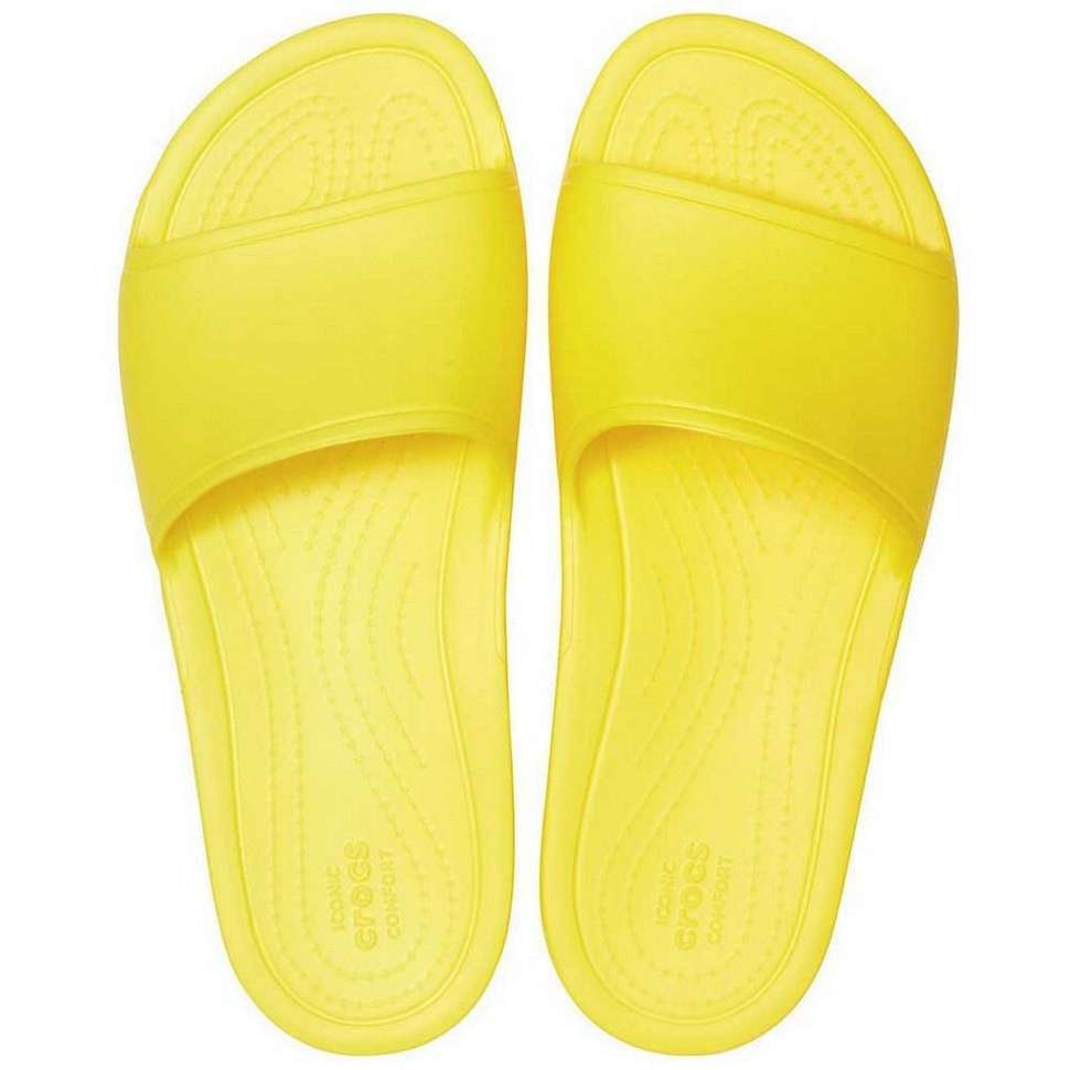 Crocs Шльопанці Жовті Sloane Slide Women Yellow Croslite — фото 6