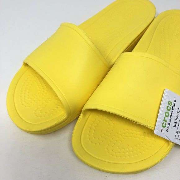 Crocs Шльопанці Жовті Sloane Slide Women Yellow Croslite — фото 9