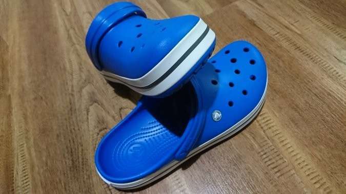 Чоловічі Crocs Crocband Clogs Bright Cobalt/Charcoal — фото 5