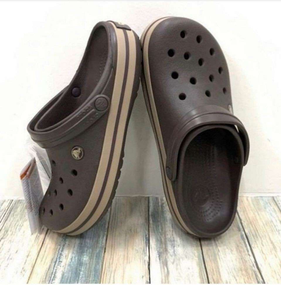 Жіночі Crocs крокбенд коричневі Crocband Clog Espresso Khaki — фото 2