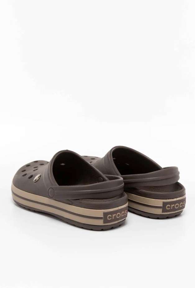 Жіночі Crocs крокбенд коричневі Crocband Clog Espresso Khaki — фото 3