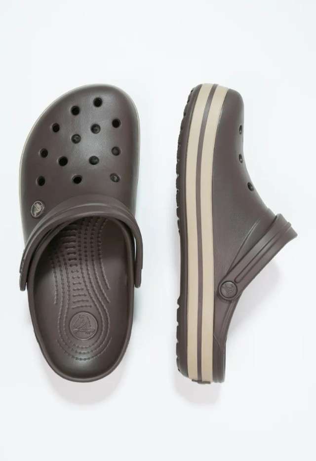 Жіночі Crocs крокбенд коричневі Crocband Clog Espresso Khaki — фото 6