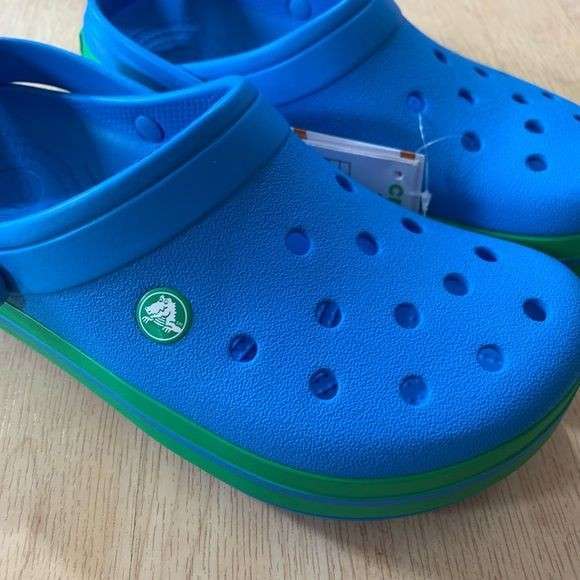 Crocs Crocband Clog Ocean/Grass Green — фото 10
