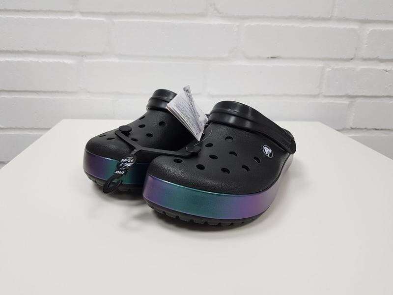 Чоловічі Crocs Crocband Iridescent Band Clog Black — фото 4