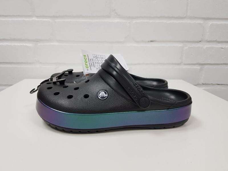Чоловічі Crocs Crocband Iridescent Band Clog Black — фото 5