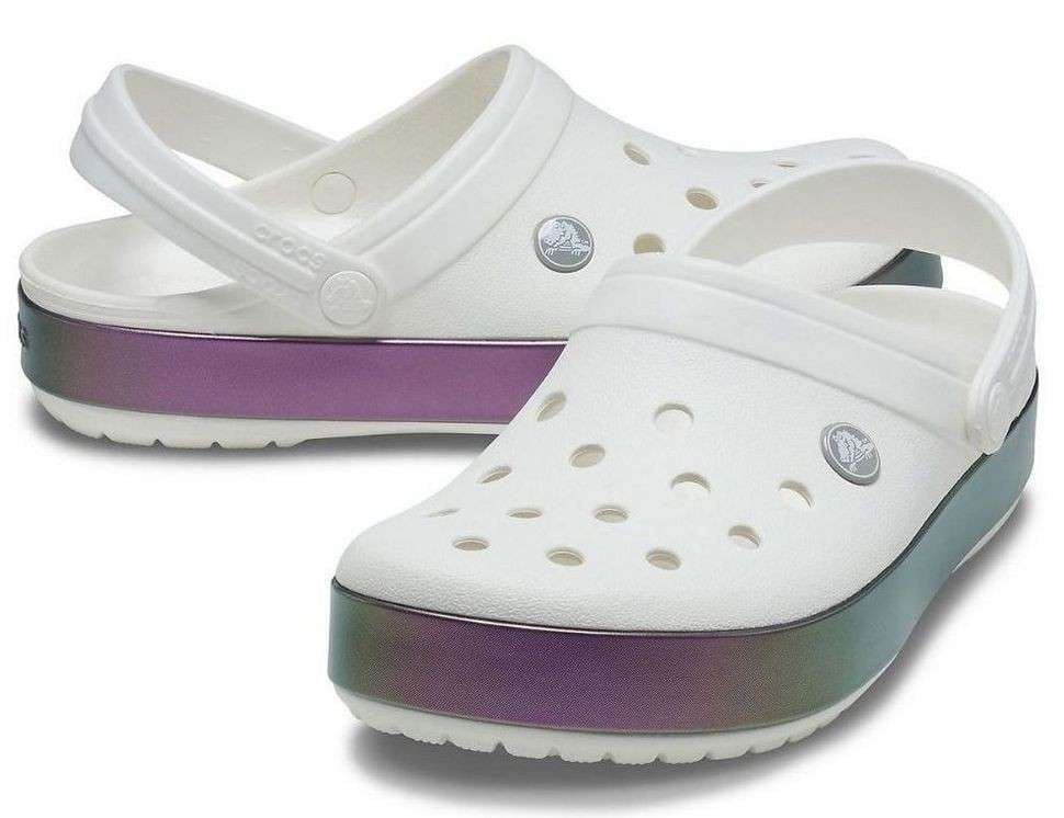 Чоловічі Crocs Crocband Iridescent Band Clog White