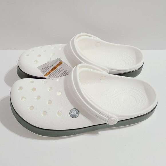Чоловічі Crocs Crocband Iridescent Band Clog White — фото 3