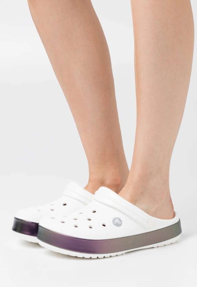 Чоловічі Crocs Crocband Iridescent Band Clog White — фото 4