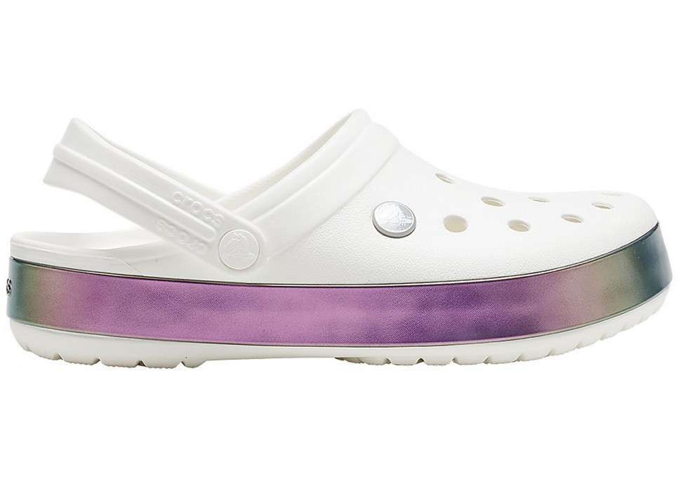 Чоловічі Crocs Crocband Iridescent Band Clog White — фото 5