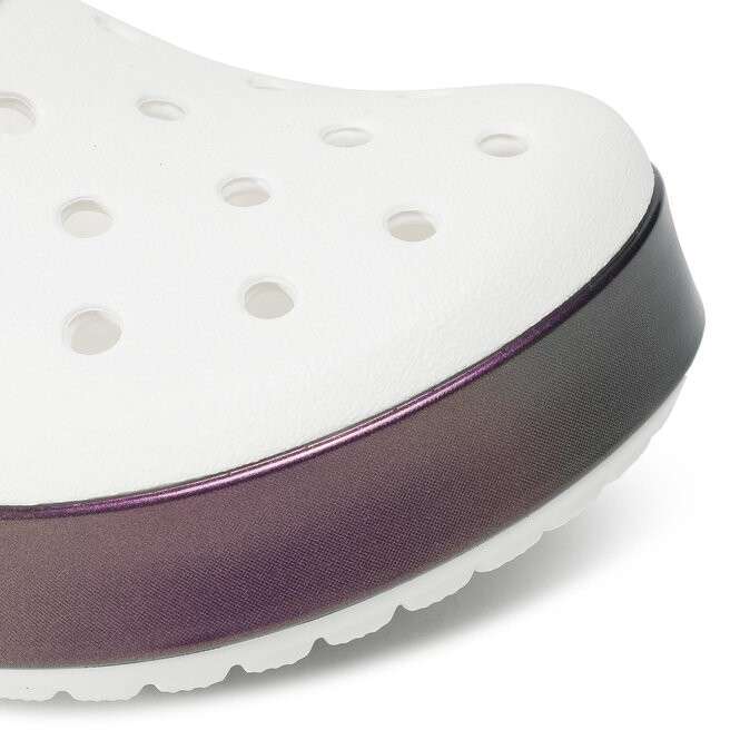 Чоловічі Crocs Crocband Iridescent Band Clog White — фото 9