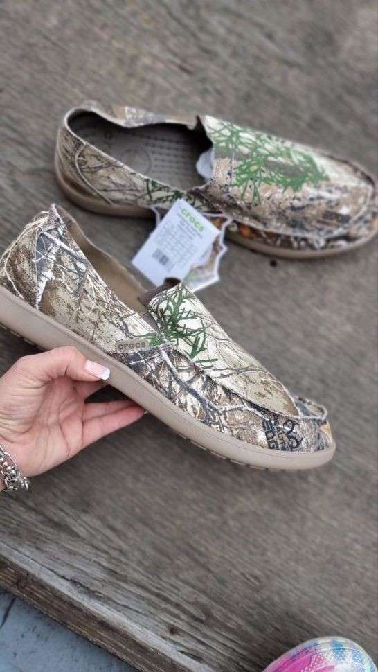 Crocs Сліпони Мокасини Чоловічі Санта Круз Камуфляж Santa Cruz Realtree Edge Slip-on — фото 2