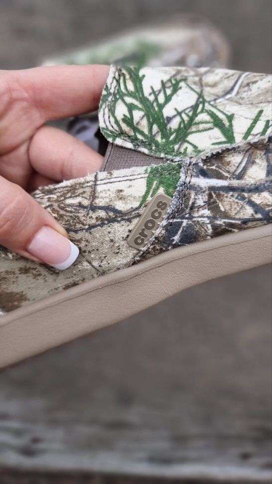 Crocs Сліпони Мокасини Чоловічі Санта Круз Камуфляж Santa Cruz Realtree Edge Slip-on — фото 3