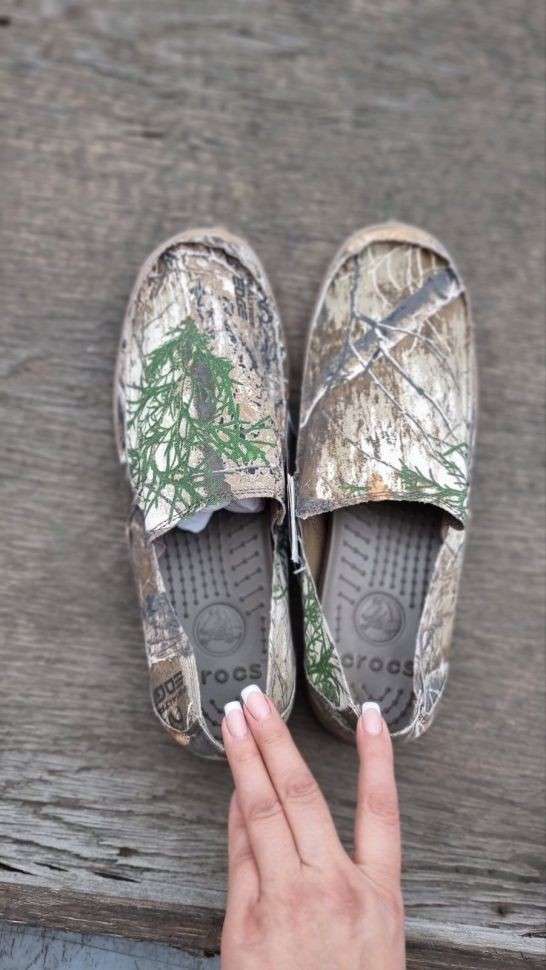 Crocs Сліпони Мокасини Чоловічі Санта Круз Камуфляж Santa Cruz Realtree Edge Slip-on — фото 4