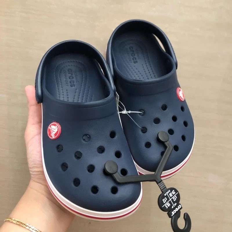 Дитячі Crocs-сабо для хлопчика Crocs Crocband Clog Kids Navy — фото 2