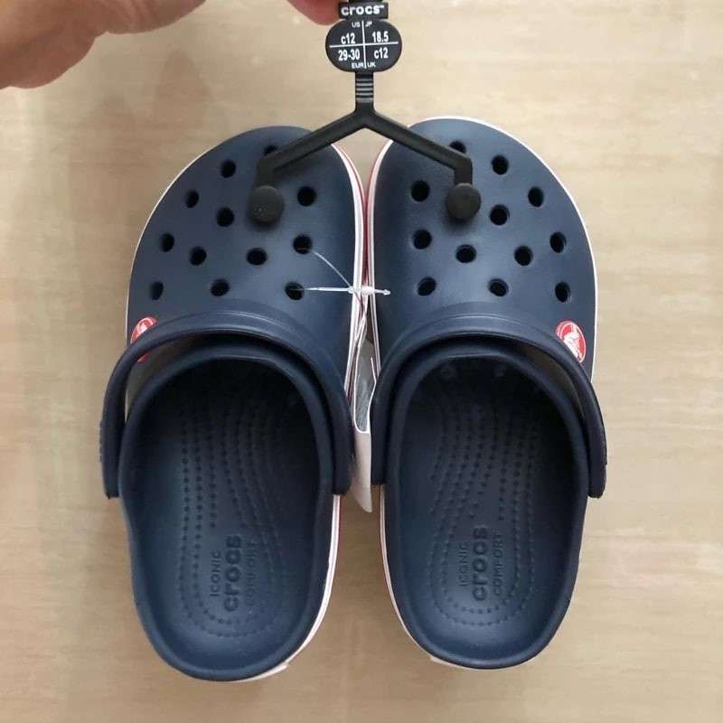 Дитячі Crocs-сабо для хлопчика Crocs Crocband Clog Kids Navy — фото 4