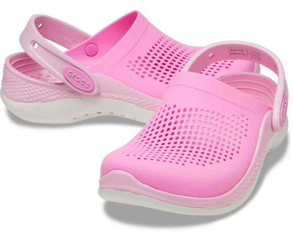 Дитячі Crocs для дівчинки Kids LiteRide 360 Clog Taffy Pink / Ballerina