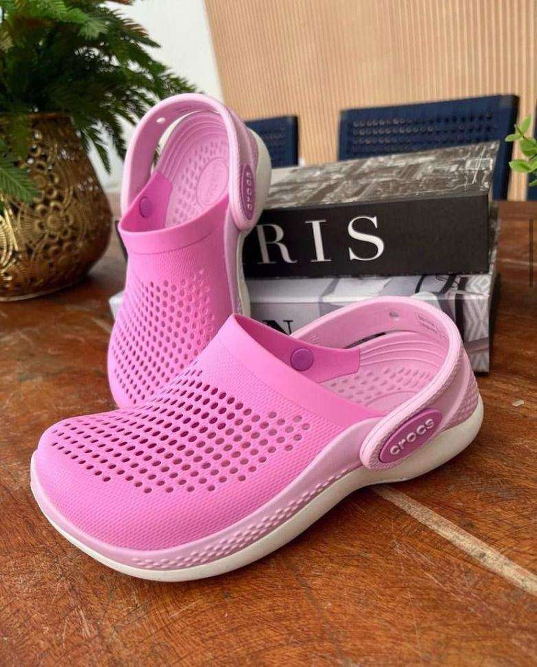 Дитячі Crocs для дівчинки Kids LiteRide 360 Clog Taffy Pink / Ballerina — фото 2