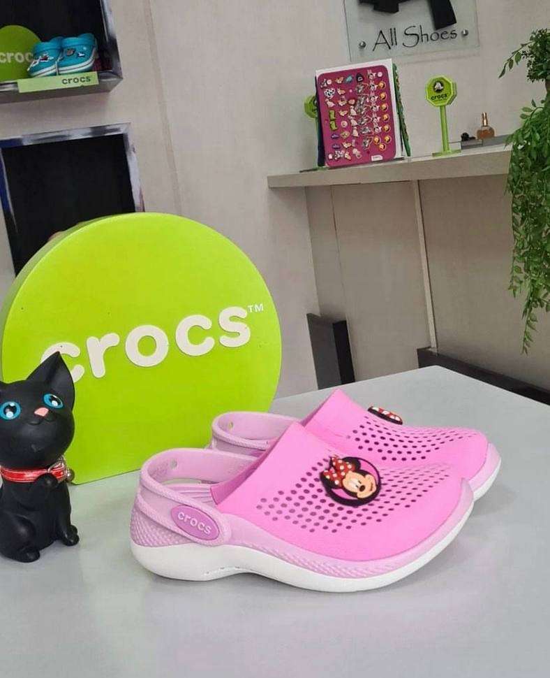 Дитячі Crocs для дівчинки Kids LiteRide 360 Clog Taffy Pink / Ballerina — фото 5