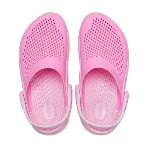 Дитячі Crocs для дівчинки Kids LiteRide 360 Clog Taffy Pink / Ballerina — фото 9